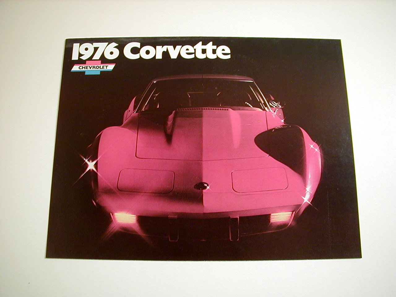 1976 Corvette Sales Brochure, Original New Old Stock